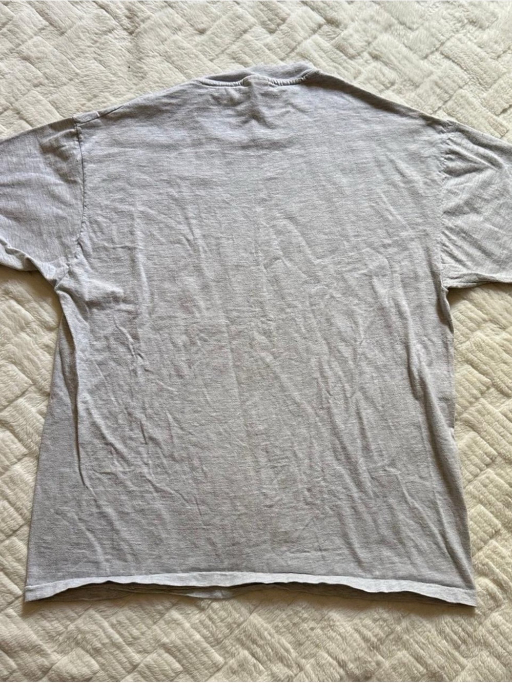Vintage 1990s Skydive Amarillo Texas Tandem Graphic Tee - Teal & Pink Print XL - Picture 4 of 5